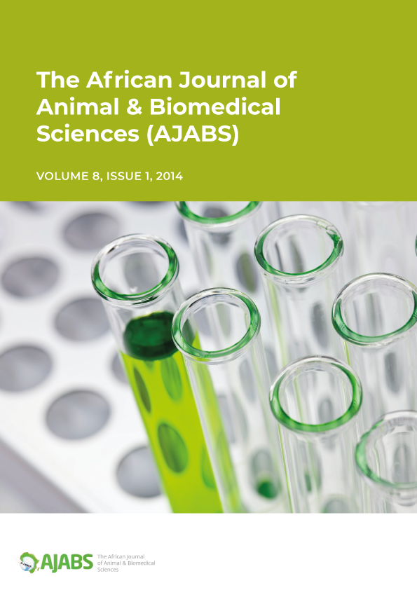AJABS 2014, VOL 8, ISSUE 1