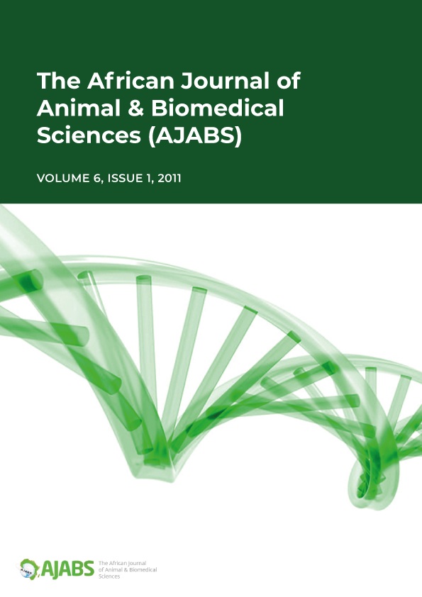 AJABS 2011, VOL 6, ISSUE 1